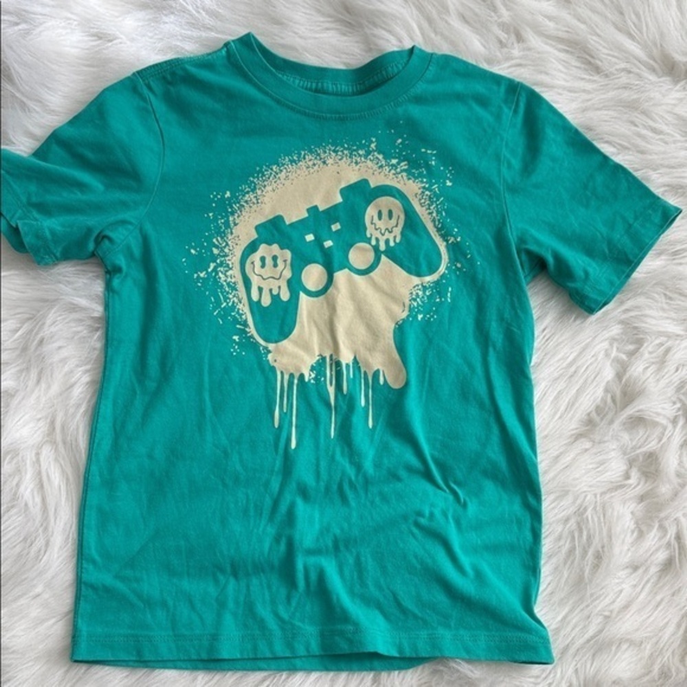 Wonder Nation Teal Gaming Graphic Tee